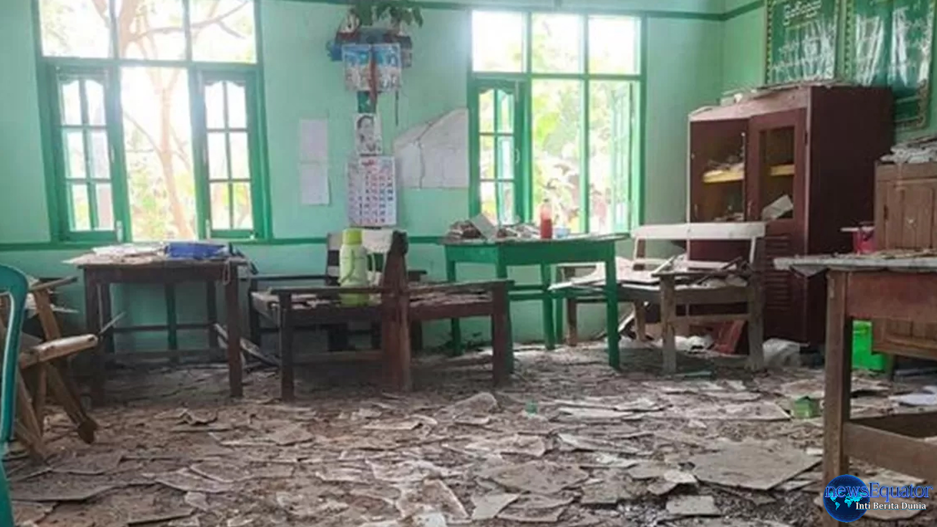 Sekolah di Myanmar Diserang Udara Militer, 22 Orang Tewas