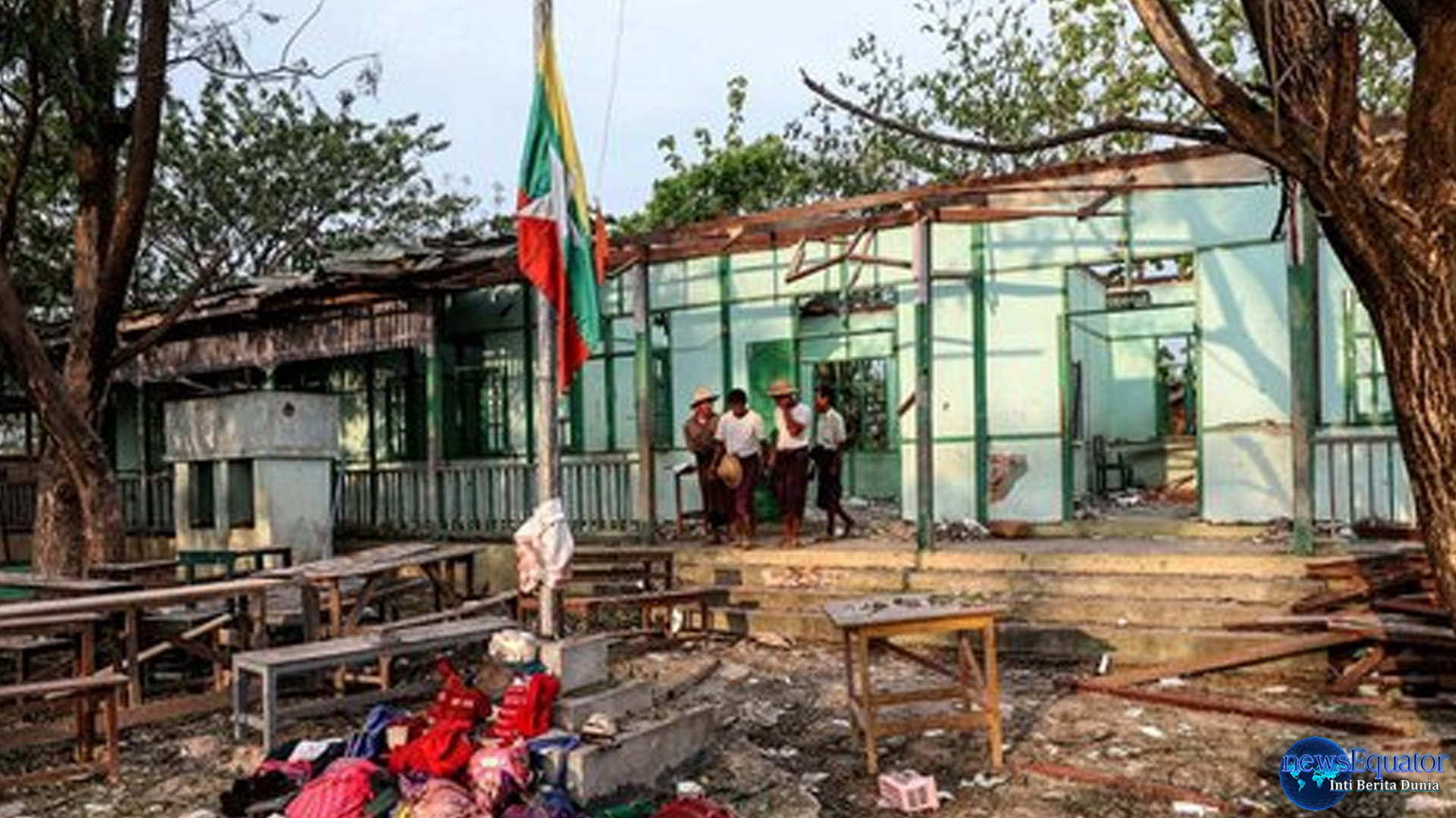 Sekolah di Myanmar Diserang Udara Militer, 22 Orang Tewas