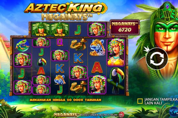 Main Aztec King Megaways dan Menangkan Bersama Rtp8000