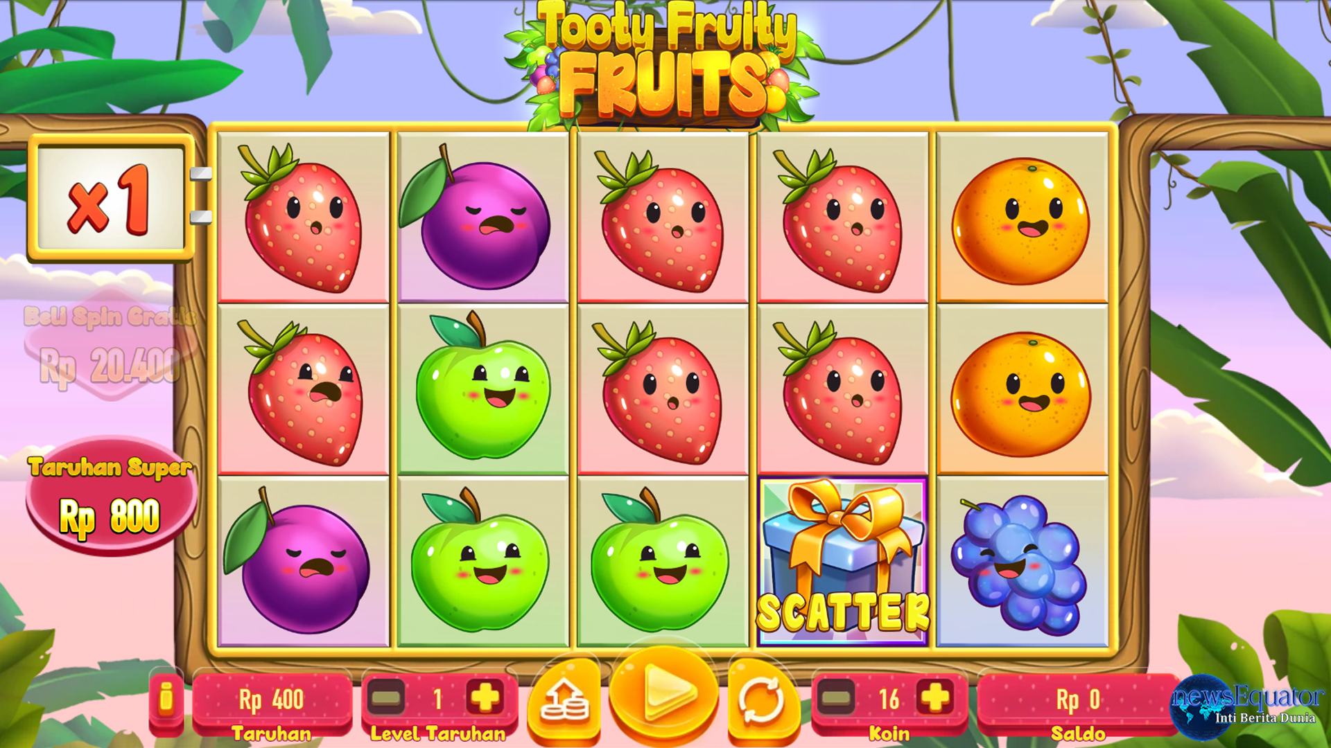Tooty Fruity Fruits di Rtp8000 Akan Beri Cuan Melimpah
