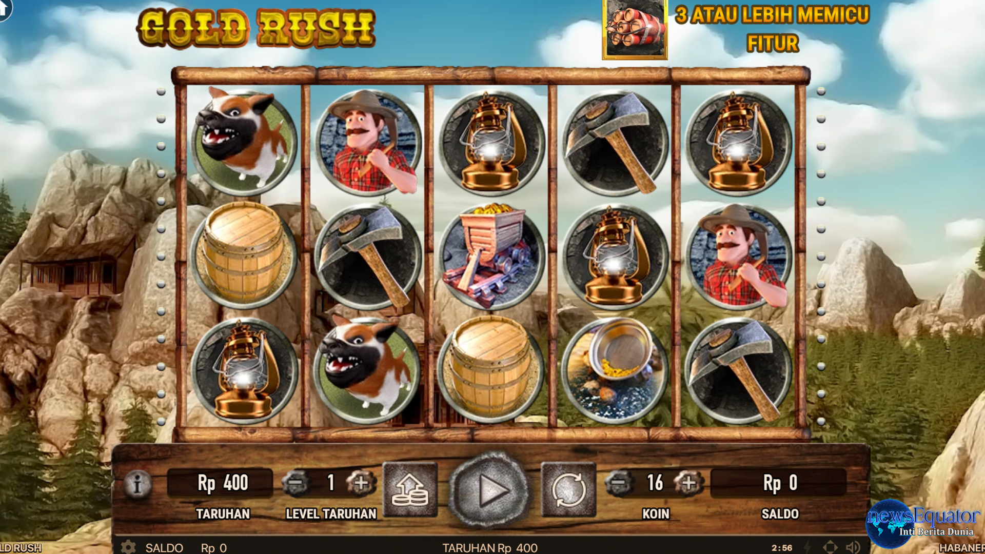 Dompet Tebal Main Gold Rush di Cnnslot Pasti Gampang Menang