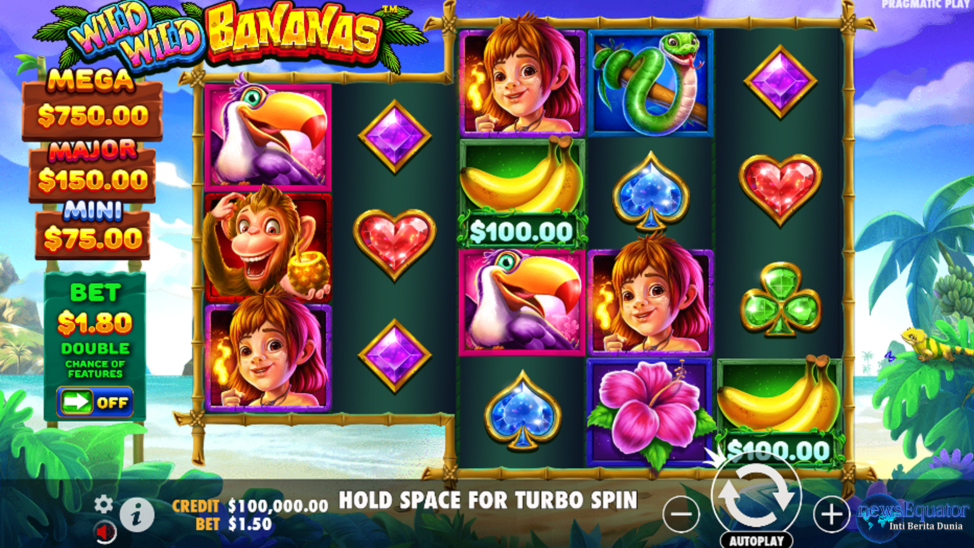 Cnnslot Sajikan Wild Wild Bananas Penuh Aksi di Slot Online