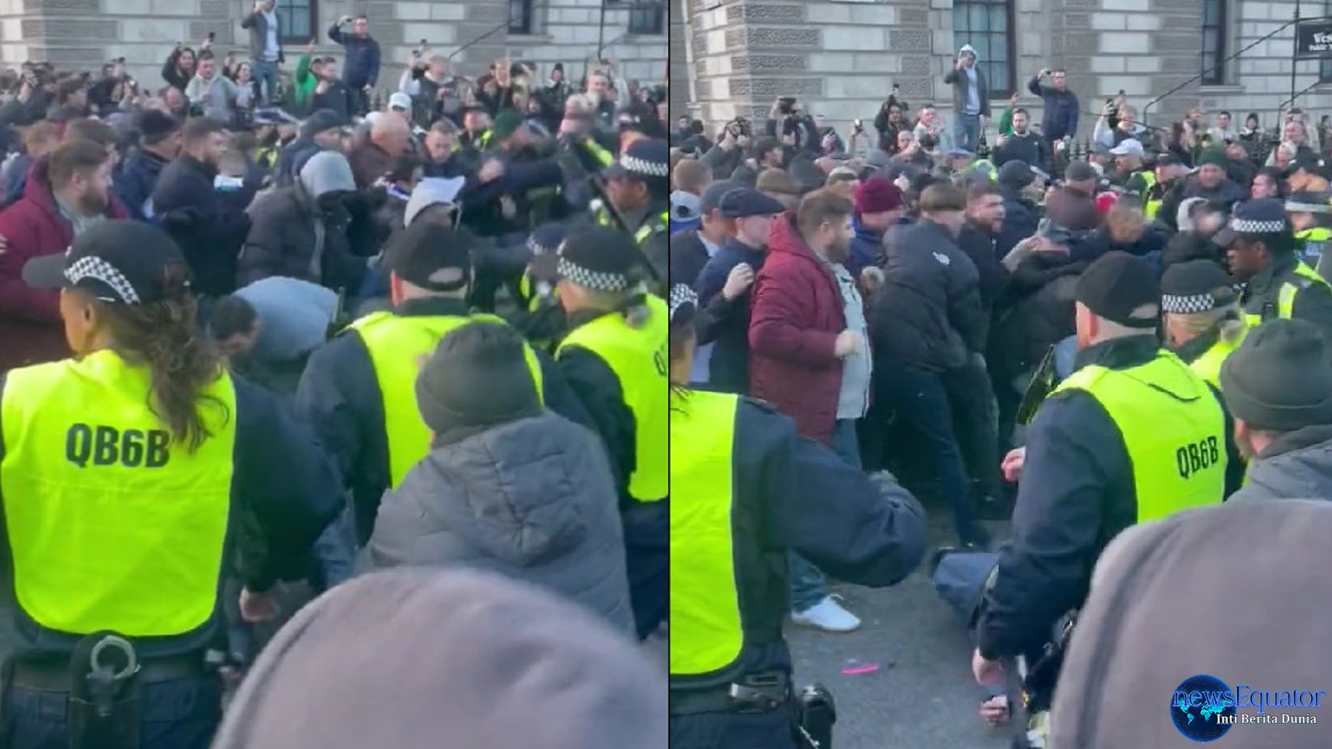 London Geger: 55 Aktivis Ditahan Saat Aksi Solidaritas Palestina