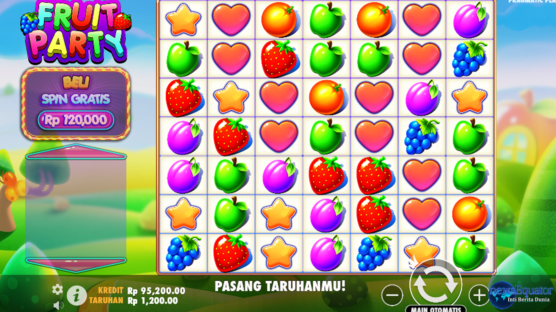 Rtp8000 Dukung Fruit Party Dengan Bonus Putaran Menggoda
