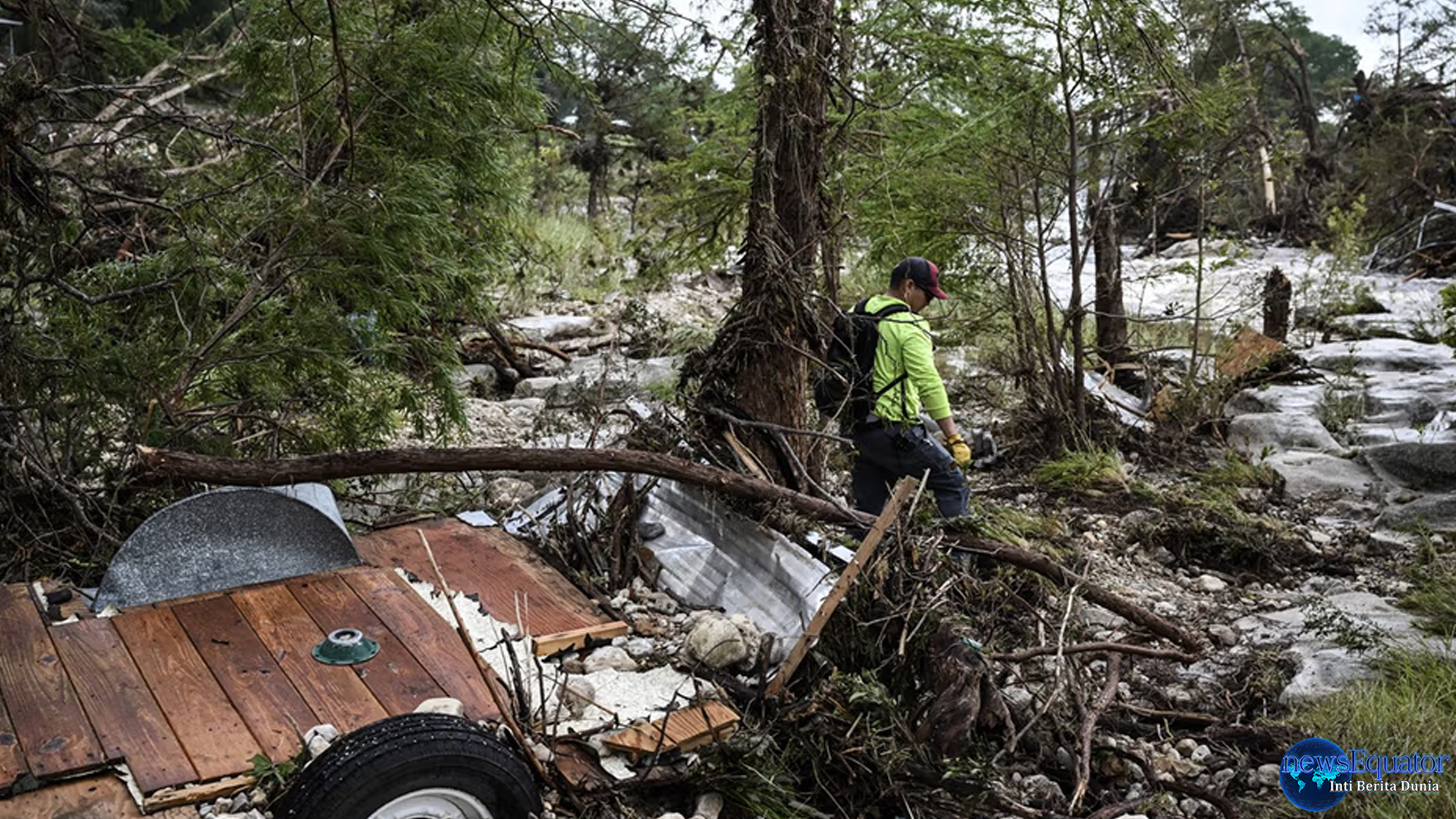 Texas Dilanda Banjir Bandang, Korban Tewas Melebihi 100 Orang