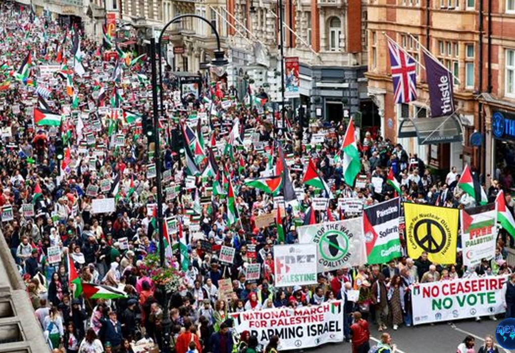 Terbesar Tahun Ini 365 Demonstran Palestina Ditangkap di London