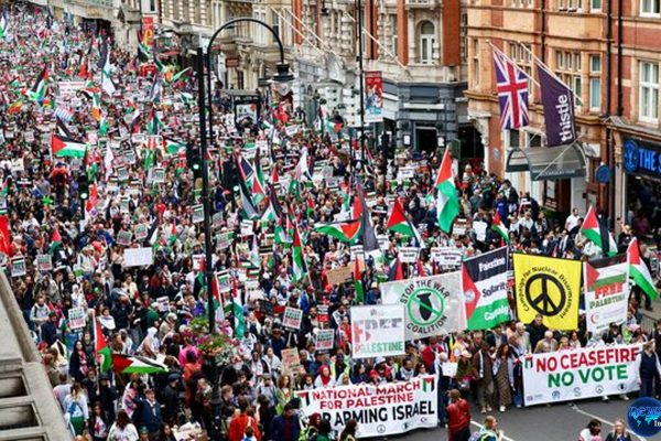Terbesar Tahun Ini 365 Demonstran Palestina Ditangkap di London