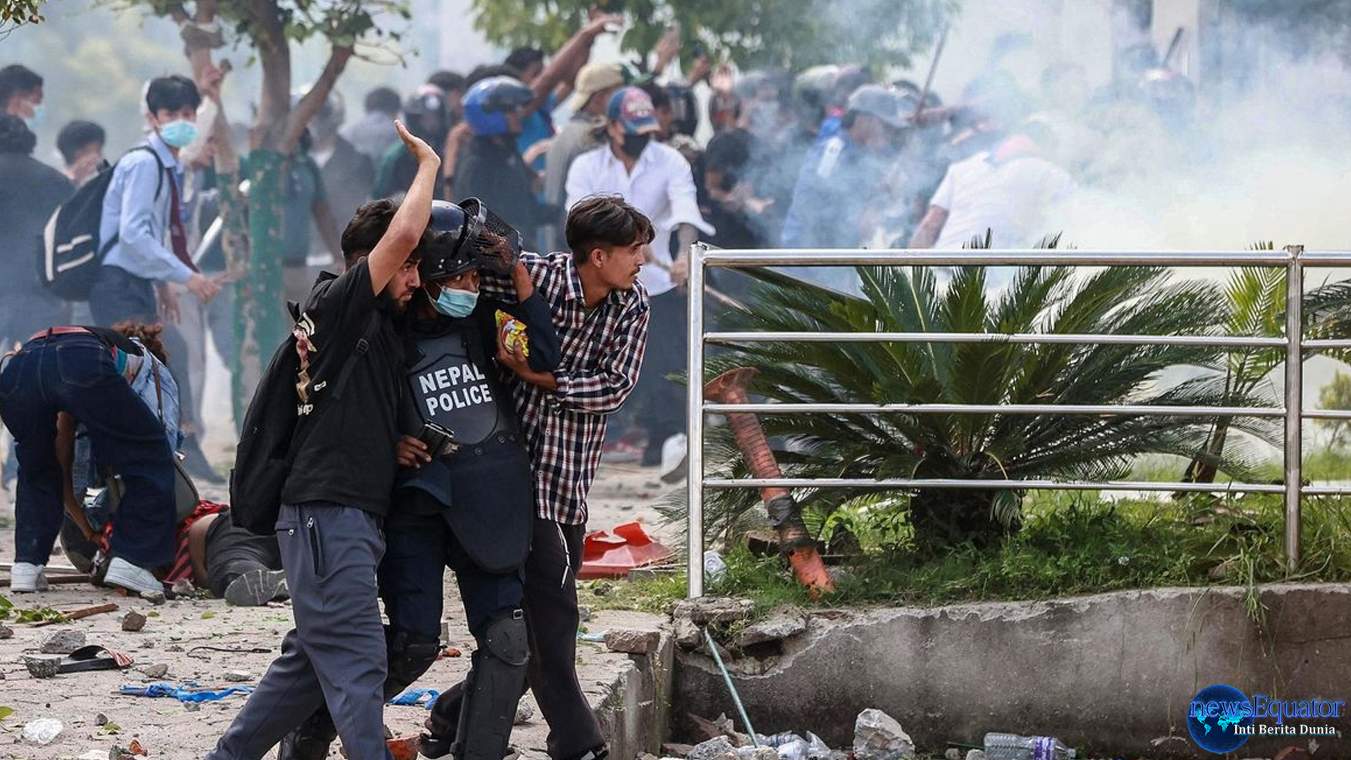 Bentrok Nepal, Polisi Tembaki Demonstran hingga 17 Korban Jiwa