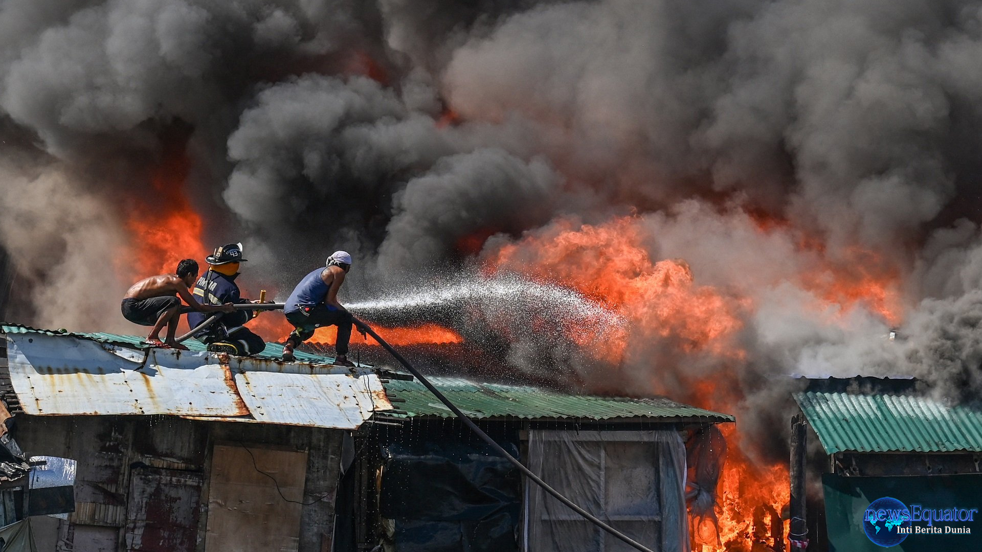 Manila Terbakar: 1.100 Keluarga Kehilangan Rumah & Harta