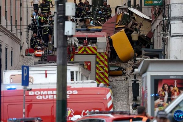 Portugal Mengusut Insiden Kereta Tabrak Gedung, 15 Korban Jiwa