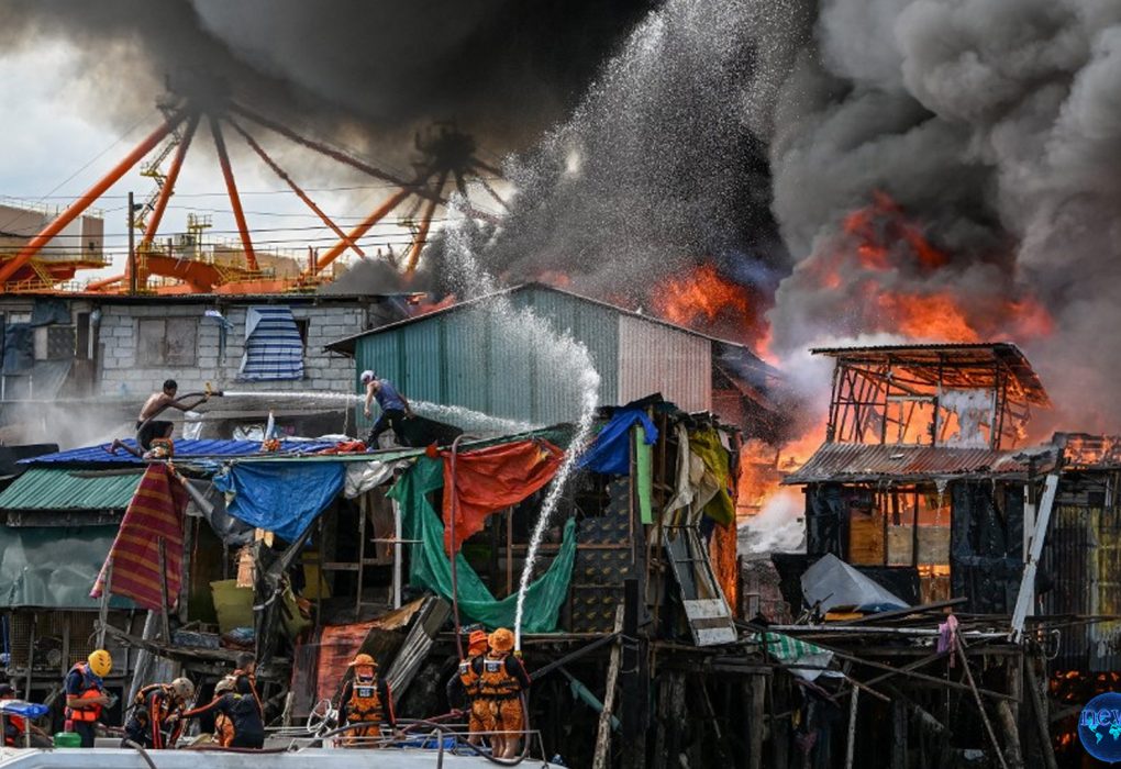 Manila Terbakar: 1.100 Keluarga Kehilangan Rumah & Harta