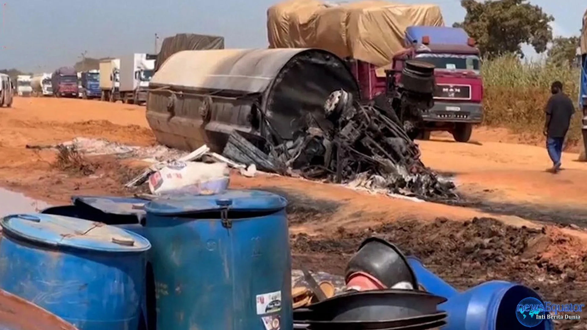 Penyebab Tragedi Truk BBM Terguling dan Meledak, 35 Tewas 