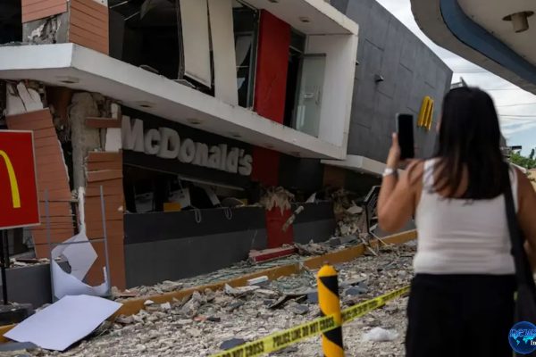 Gempa Filipina Hancurkan McD 5 Menit Mengerikan yang Terekam