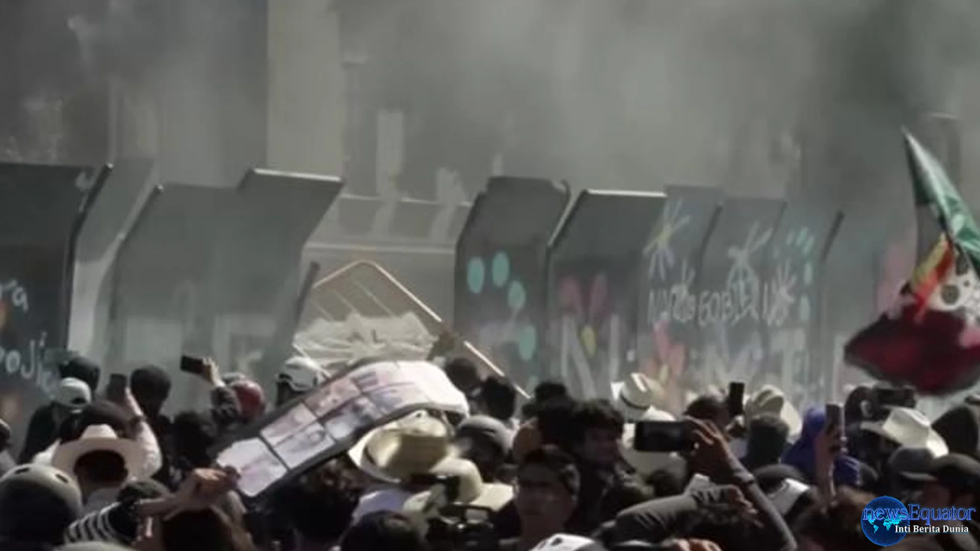 Demo Gen Z Meksiko dan 120 Korban Luka dalam Kerusuhan