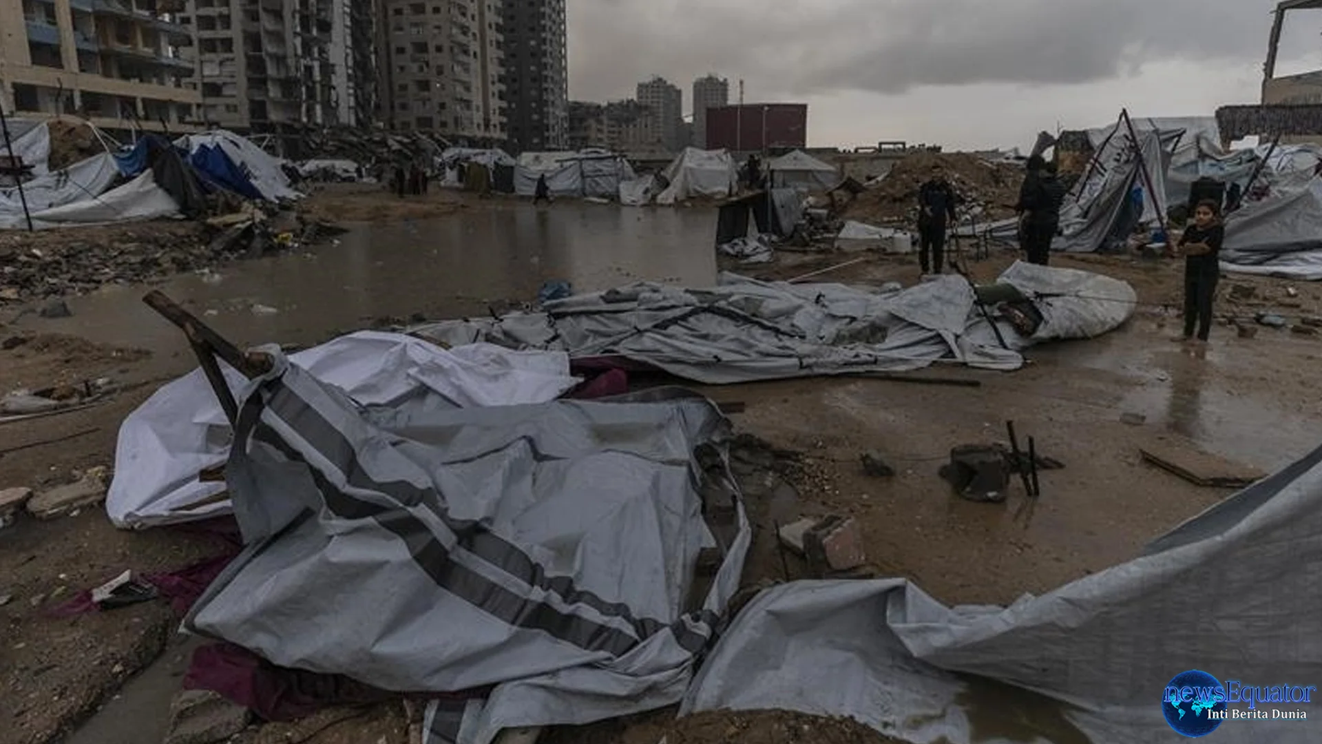 Badai Ekstrem Picu 7 Korban Jiwa Dan Rusaknya Infrastruktur Di Gaza