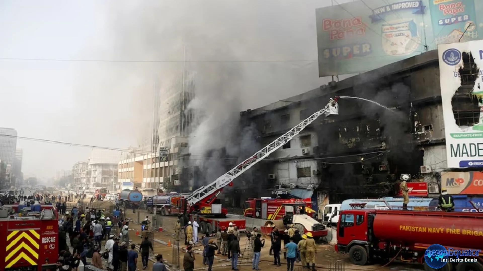 Kronologi Kebakaran Mal di Pakistan dengan 14 Korban Tewas Terungkap