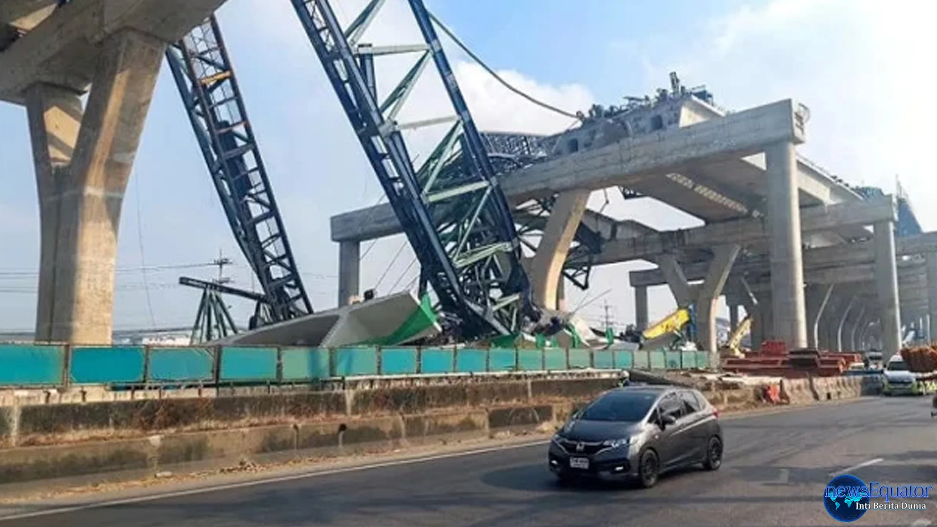 Crane Ambruk di Jalan Kematian Bangkok dan 5 Hal Mengejutkan Lainnya