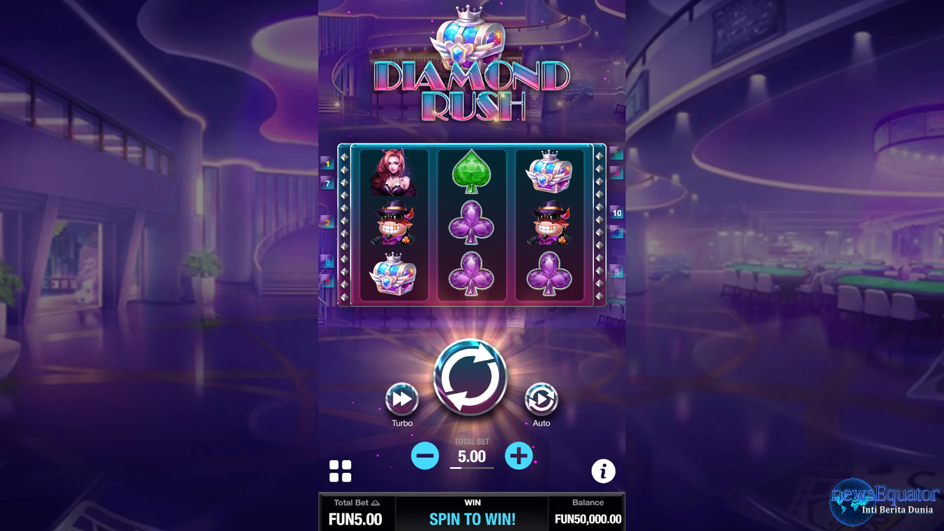 Putar Berlian yang Tetap Ngetren! 5 Wild Diamond Rush Masih Dimainin