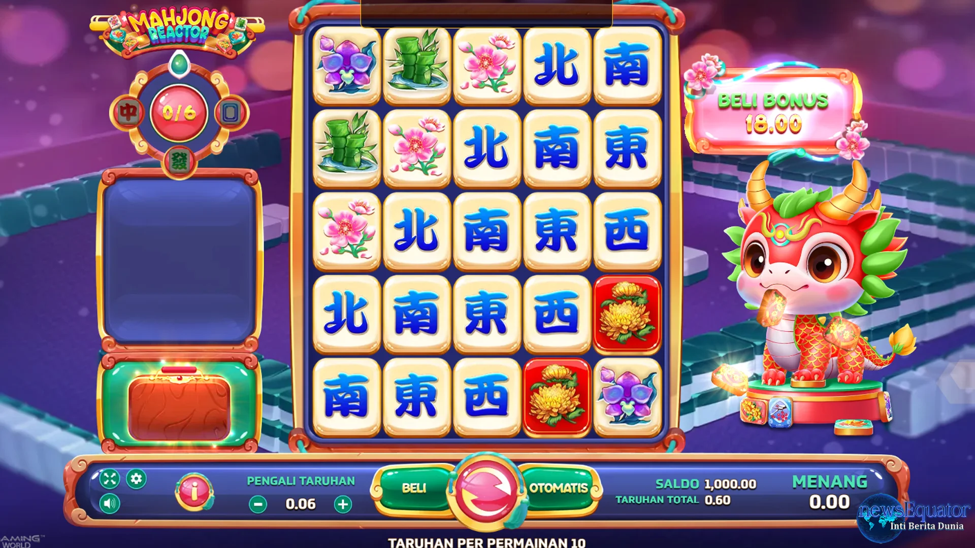 Otak Auto Nyala! 5 Pola Tiles di Mahjong Reactor yang Bikin Mikir Gila