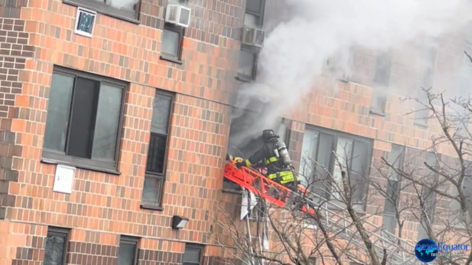 Kebakaran di Apartemen New York Akibat Ledakan 1 Orang Dilaporkan Tewas