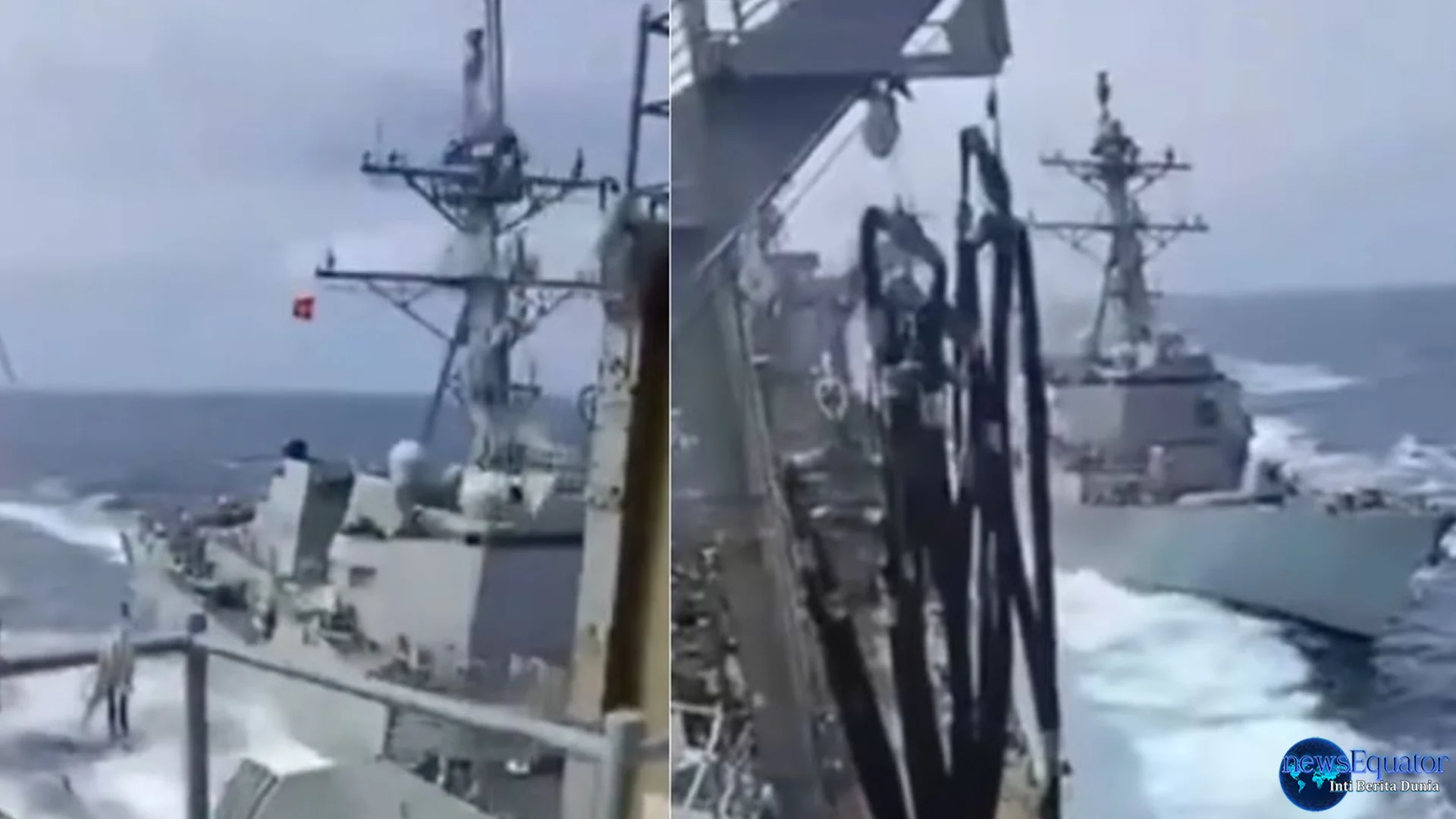 Kronologi Lengkap 2 Kapal AS Tabrakan di Laut Karibia Saat Isi Bahan