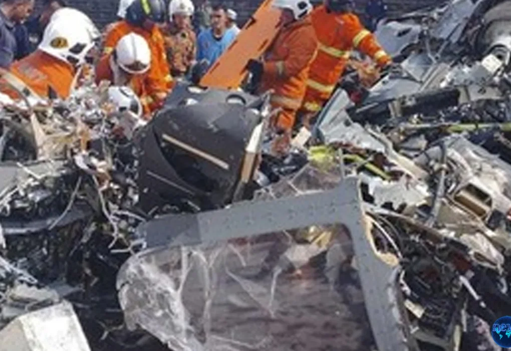 2 Korban Tewas Akibat Helikopter Militer Korsel Jatuh Baru-baru Ini