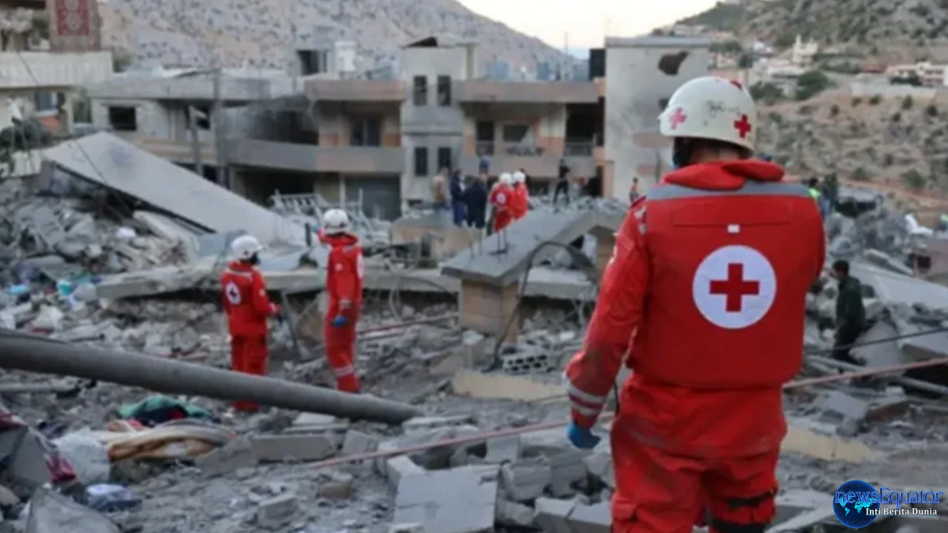 Lebanon Tewaskan 10 Orang Setelah Serangan Israel Menghancurkan Wilayah