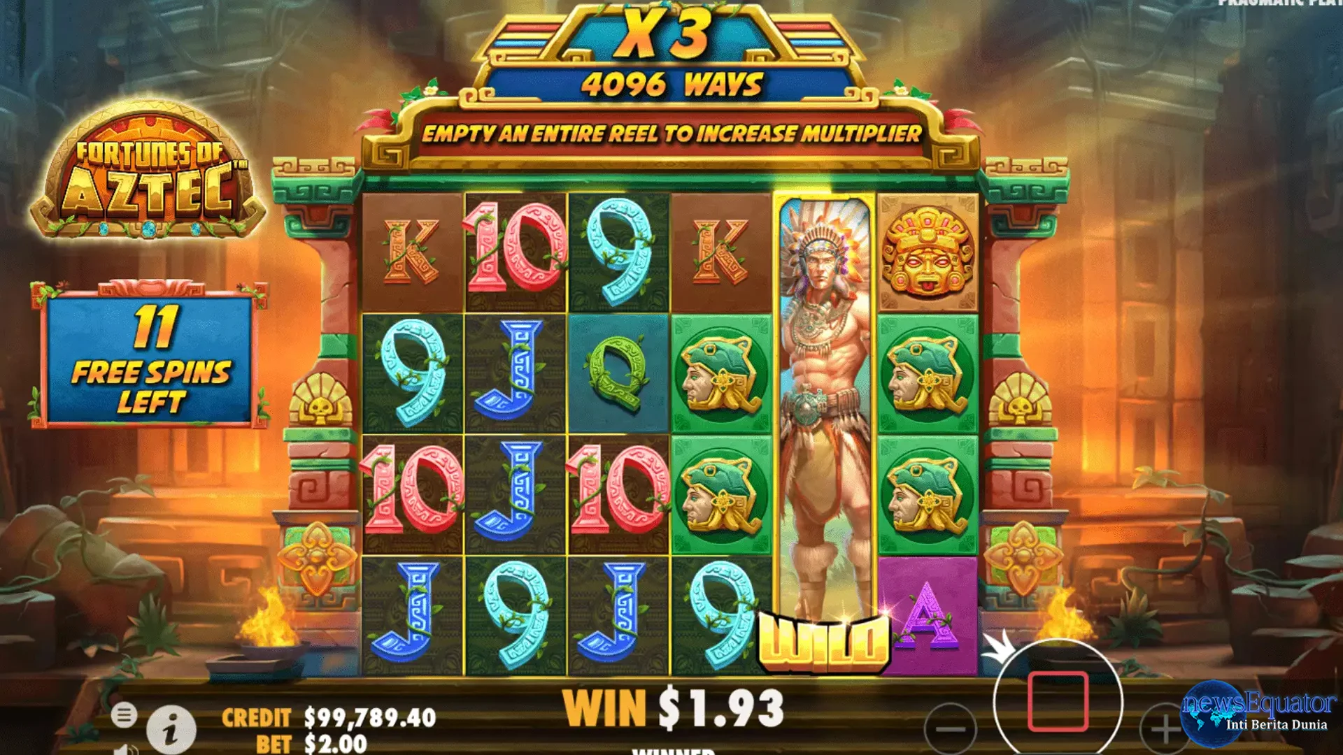 Info Fitur Baru Fortunes of Aztec: Cara Kerja Simbol Wild Kelipatan 5