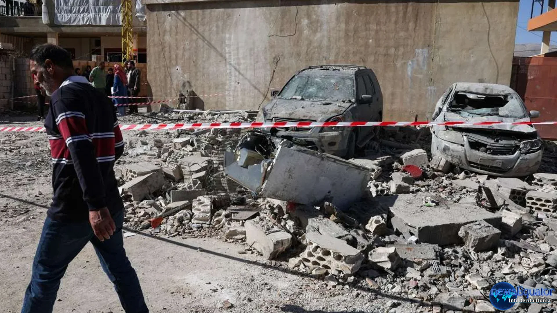 Lebanon Tewaskan 10 Orang Setelah Serangan Israel Menghancurkan Wilayah