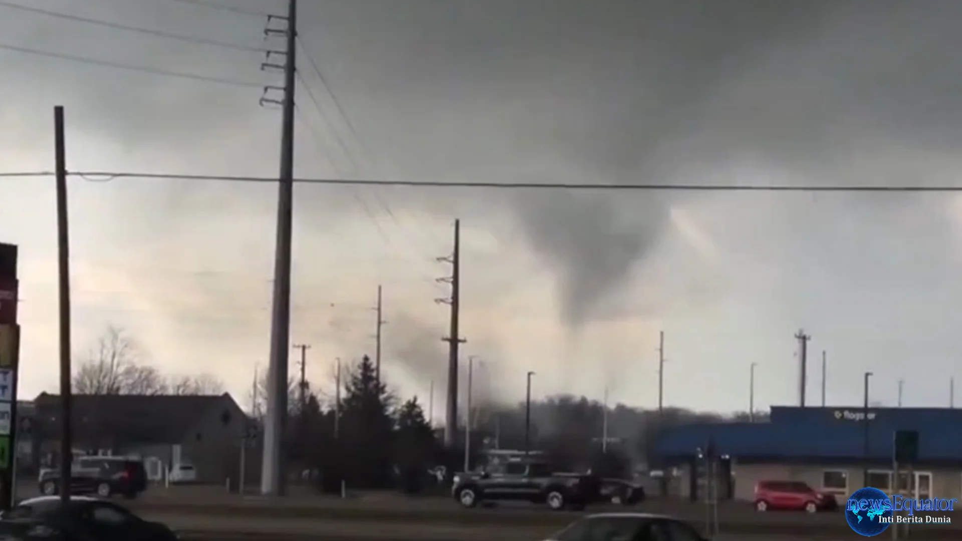 Tornado Dahsyat Menghantam Michigan AS 8 Jiwa Dilaporkan Tewas