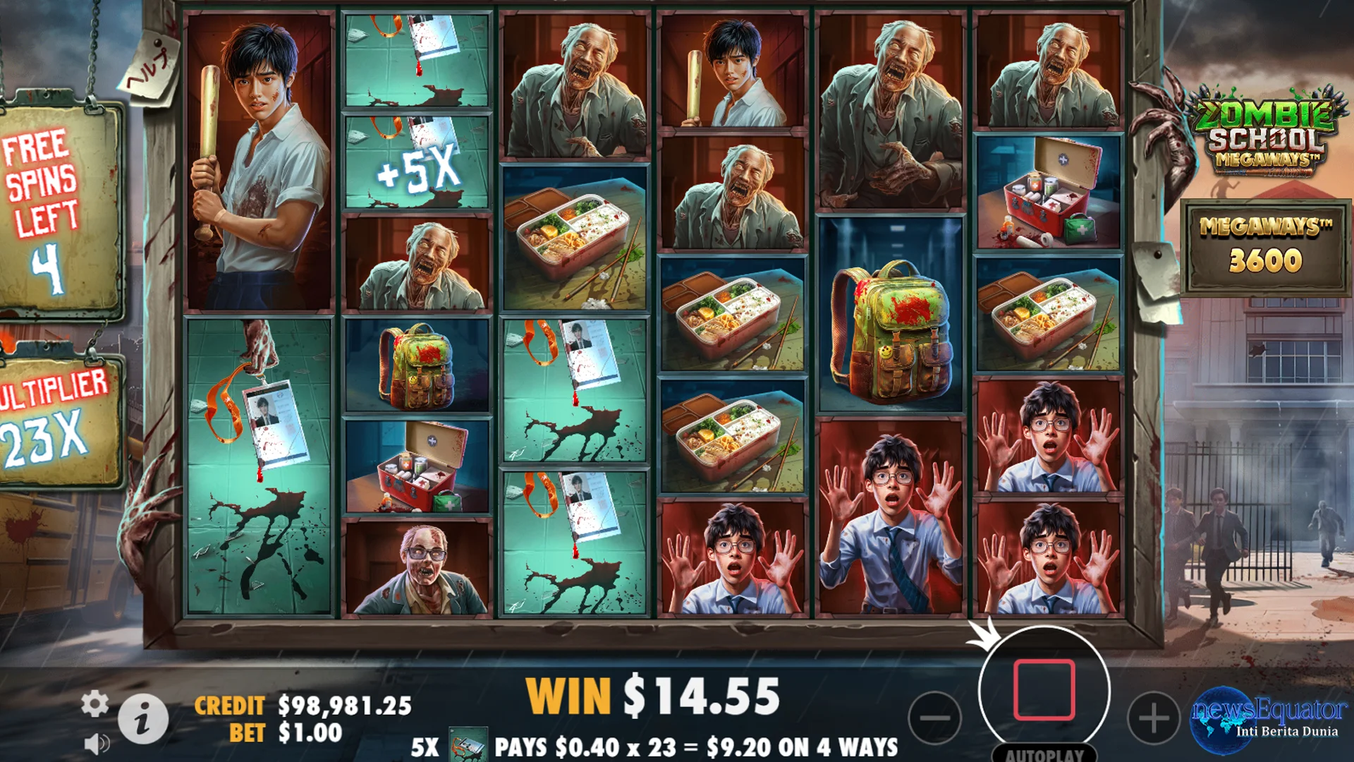 Review 5 Juragan Zombie School Megaways, Horor Banget Sih