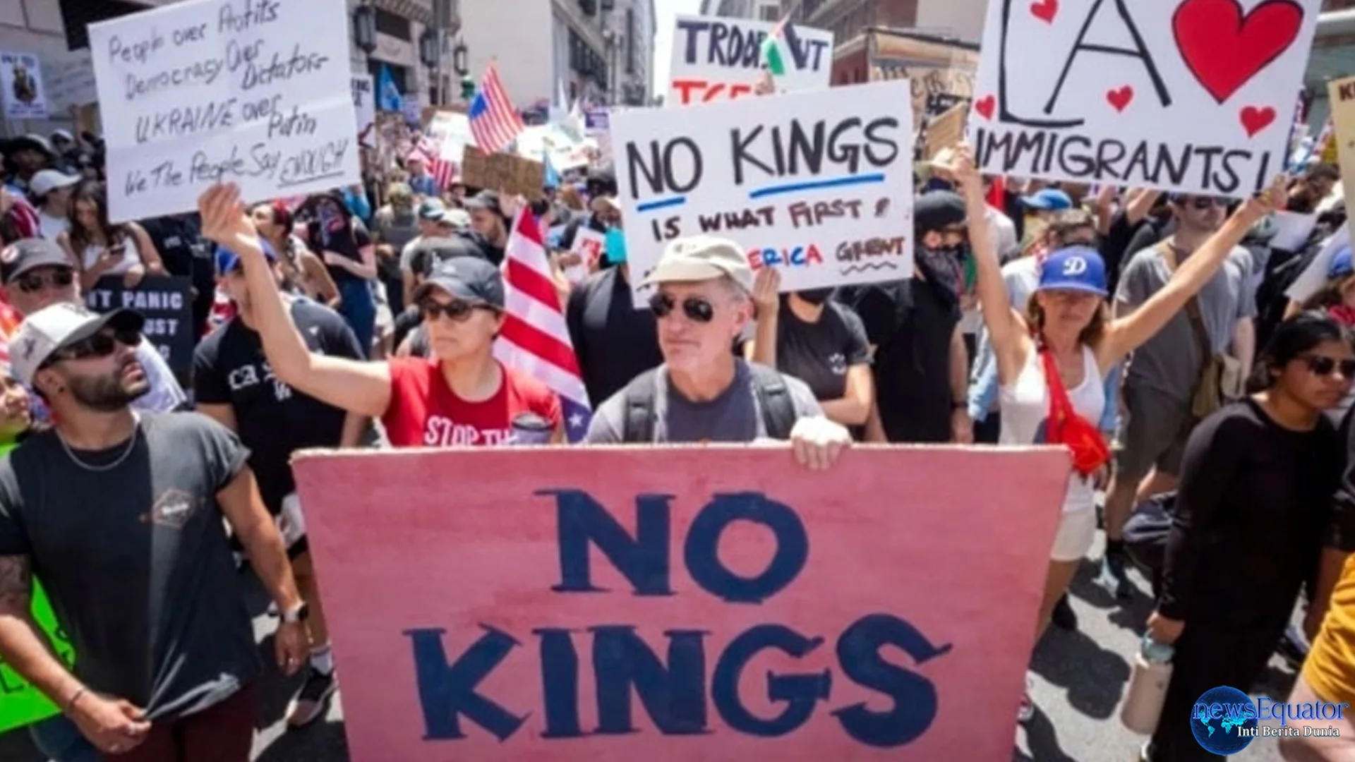 Trump dan 5 Peristiwa Warga AS Teriak No Kings di Kantong Republik