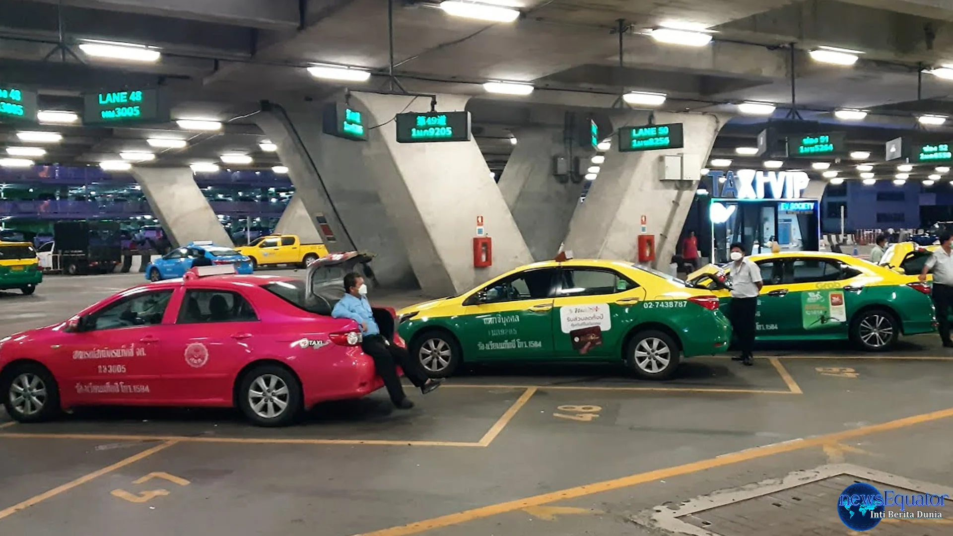 Krisis BBM Taksi Bandara Suvarnabhumi Thailand Ganggu 5 Rute Utama