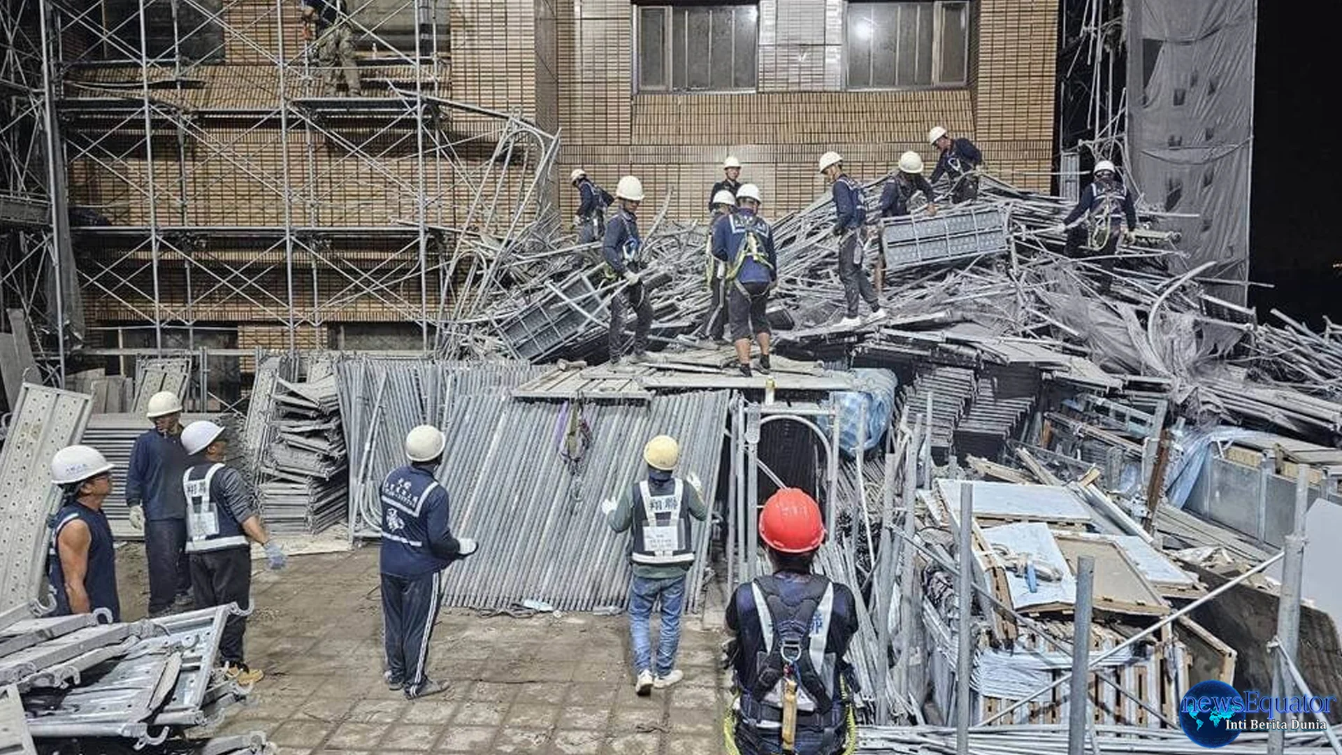 Jepang Hadapi Kecelakaan Bangunan 3 Pekerja Kritis Dan 1 Hilang